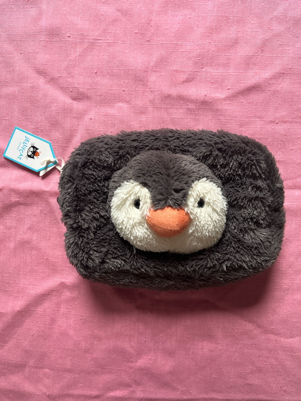 Peanut Penguin Jellycat pouch BNWT